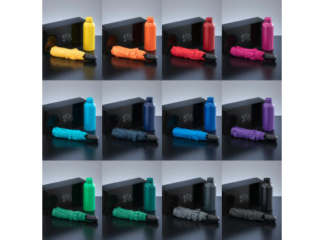 Active Set: Thermosflasche 500 ml & Automatikschirm