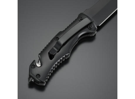 Optima stahl-rettungsmesser mit titanbeschichtung mini