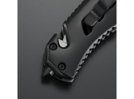 Optima stahl-rettungsmesser mit titanbeschichtung mini