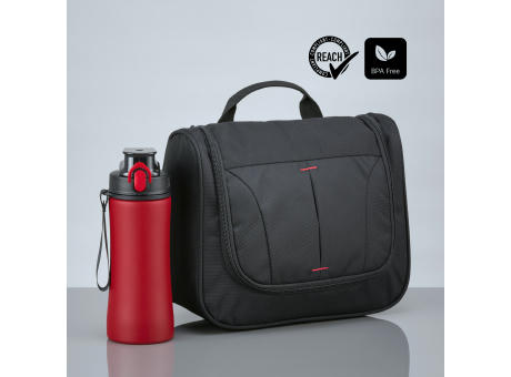 Primo Urban Set: Kosmetiktasche & Wasserflasche 550 ml