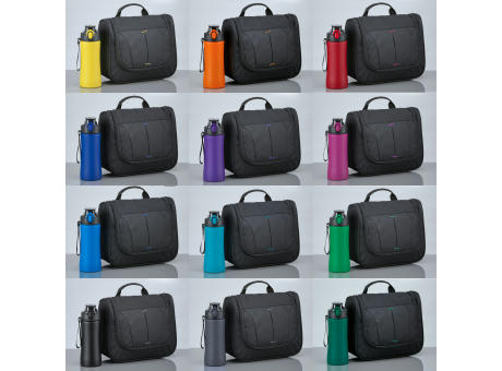 Primo Urban Set: Kosmetiktasche & Wasserflasche 550 ml