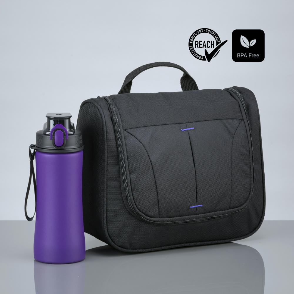 Primo Urban Set: Kosmetiktasche & Wasserflasche 550 ml