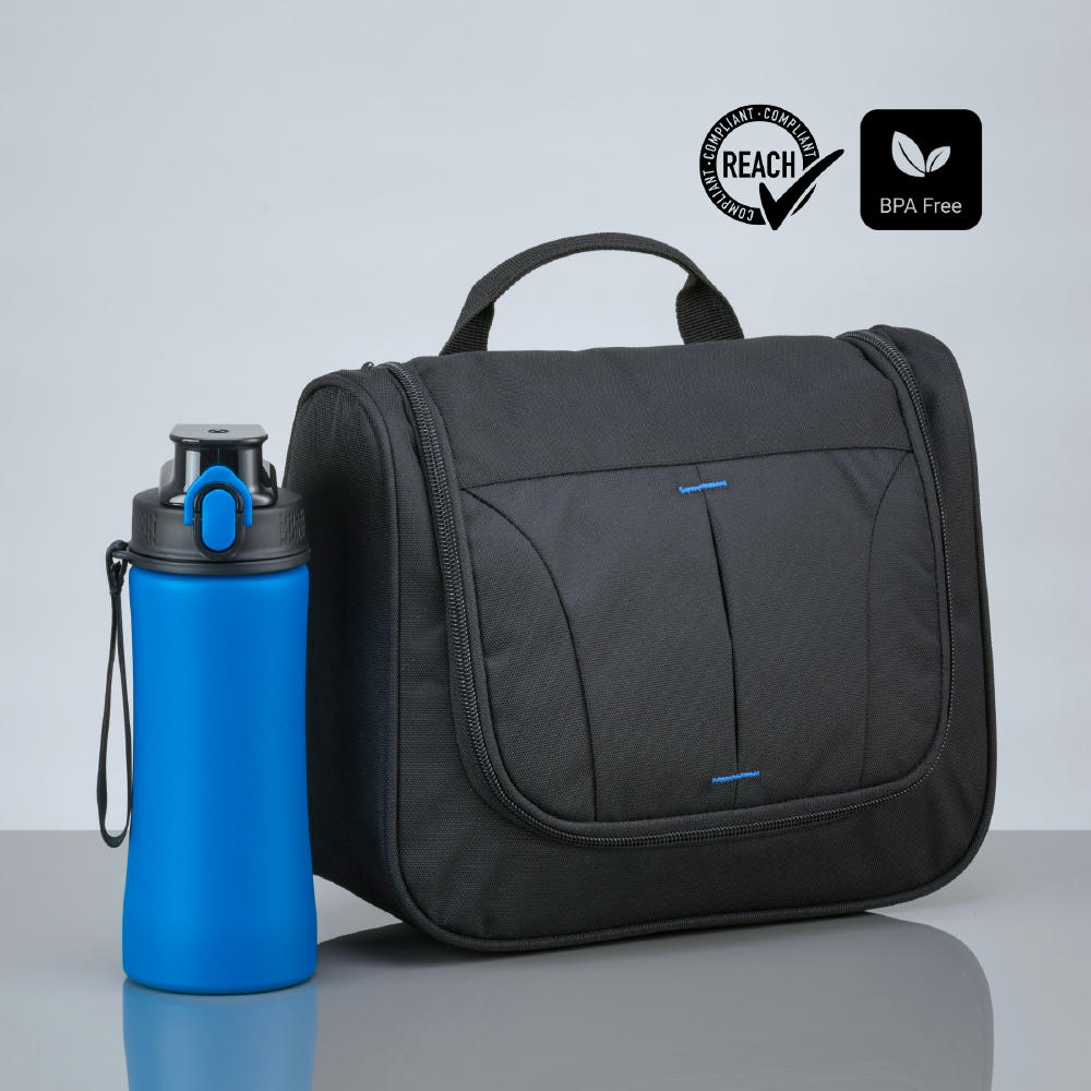Primo Urban Set: Kosmetiktasche & Wasserflasche 550 ml