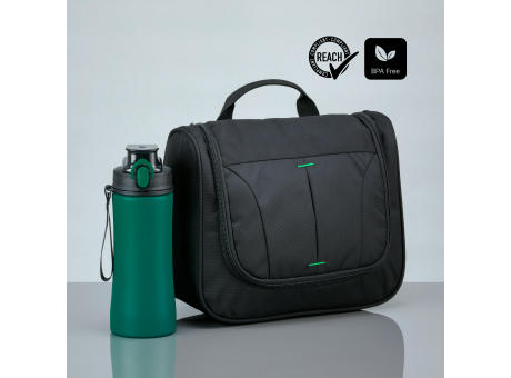 Primo Urban Set: Kosmetiktasche & Wasserflasche 550 ml
