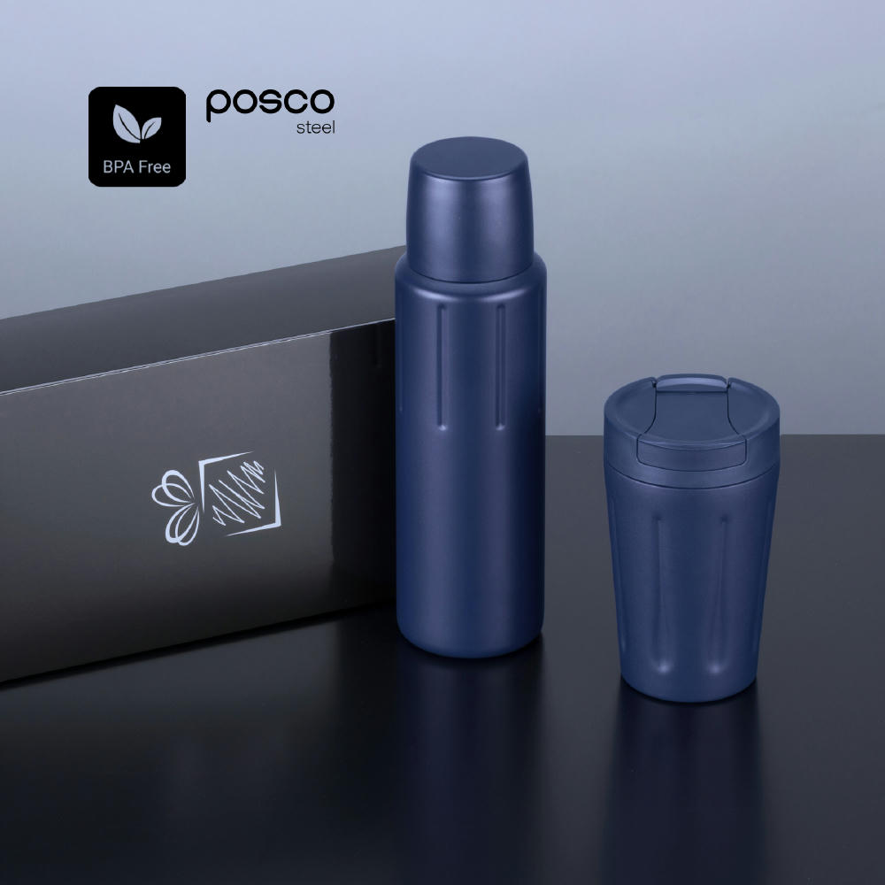 Scandic Set: Thermobecher 350 ml und Thermoskanne 750 ml