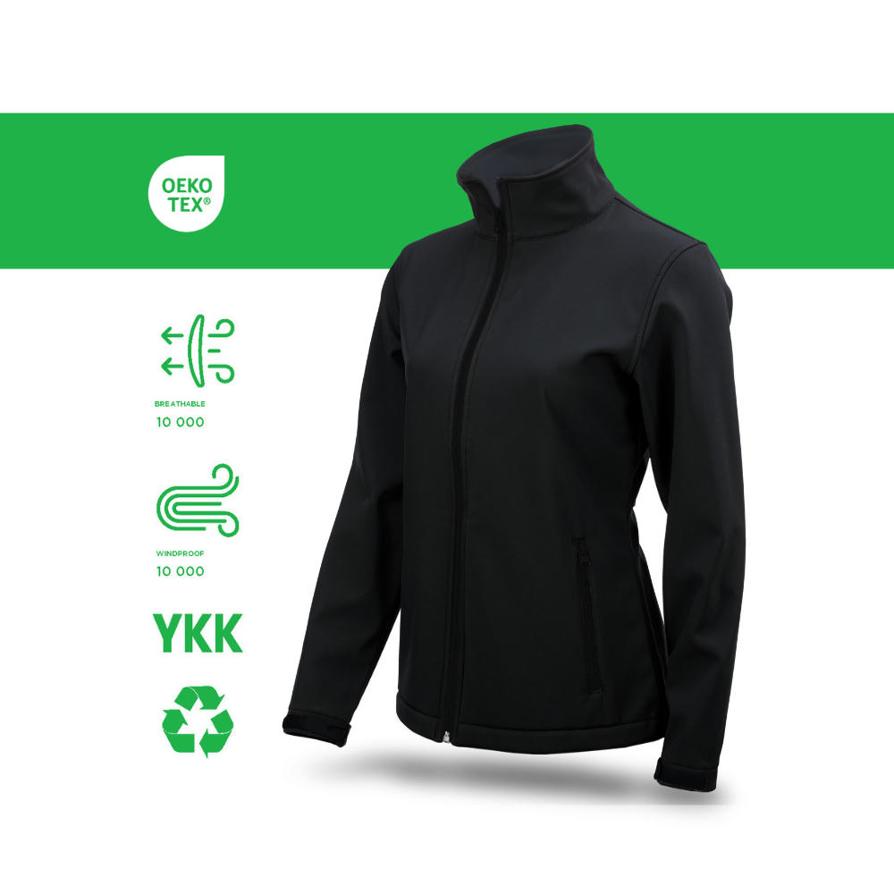 HERREN SOFTSHELL-ECO-JACKEN, XS size