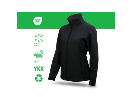 HERREN SOFTSHELL-ECO-JACKEN, XS size