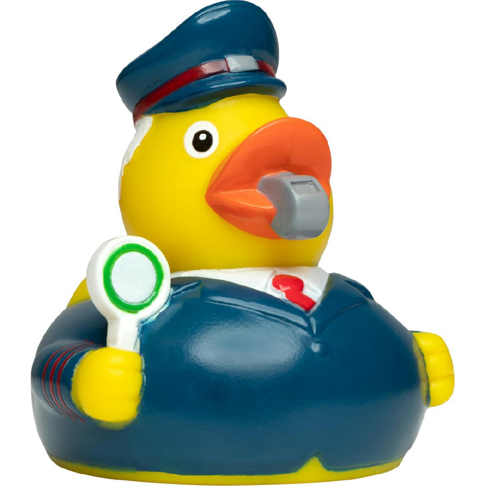 Quietsche-Ente Zugbegleiter