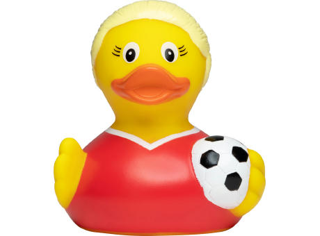 Quietsche-Ente Fußballerin
