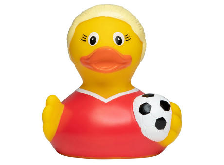 Quietsche-Ente Fußballerin