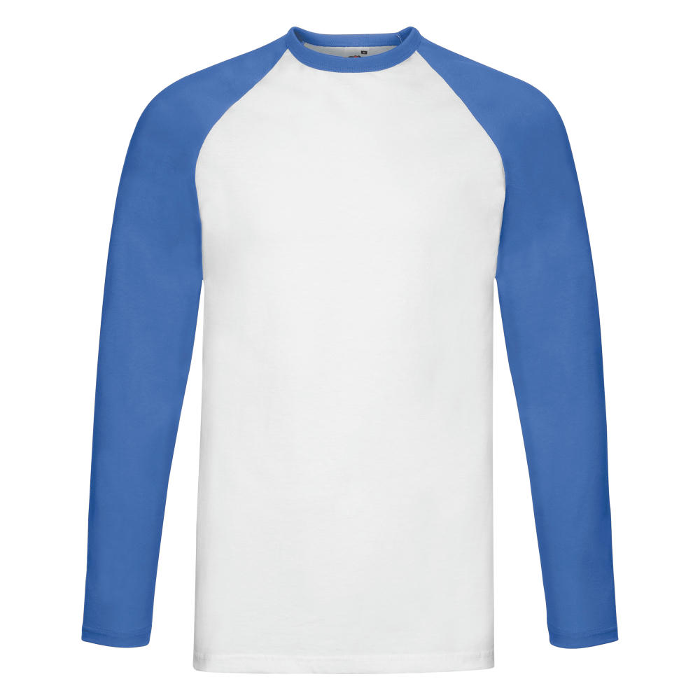 610280, Valueweight Long Sleeve Baseball T-Shirt, Fruit of the Loom