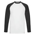 610280, Valueweight Long Sleeve Baseball T-Shirt, Fruit of the Loom