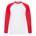 610280, Valueweight Long Sleeve Baseball T-Shirt, Fruit of the Loom
