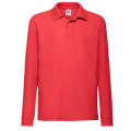 632010, Kids Long Sleeve Polo, Fruit of the Loom
