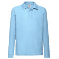632010, Kids Long Sleeve Polo, Fruit of the Loom