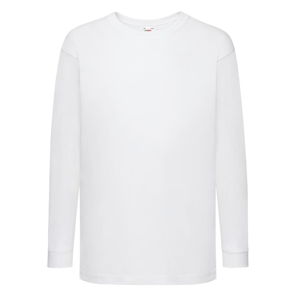610070, Kids Valueweight Long Sleeve T-Shirt, Fruit of the Loom