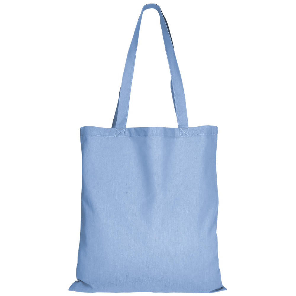 Baumwolltasche Classic, himmelblau annäh