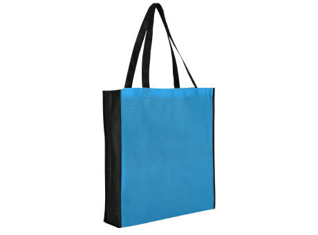 PP-Tasche, City Bag 2, hellblau/schwarz