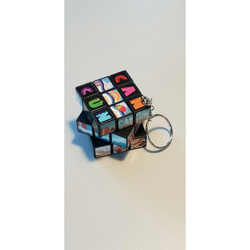 Zauberwürfel – Schlüsselanhänger 3x3 34 mm