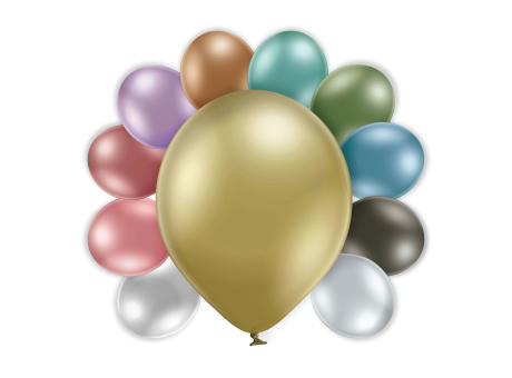 Chromeballon Größe L, ca. 100/110 cm Umfang