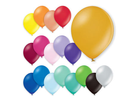 Metallicballon Größe L, ca. 100/110 cm Umfang