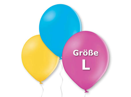 Standardballon Größe L, ca. 100/110 cm Umfang