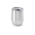 Tigris Reisebecher recy.Edelstahl, 320 ml. Doppelwandig mit Deckel