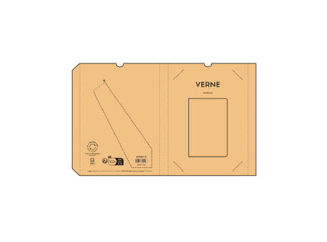 Verne Notizbuch A5 recy. Papier 80gsm 196 Seiten