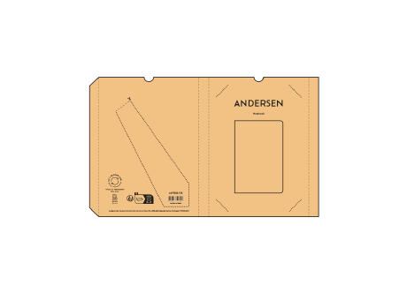 Andersen Notizbuch A5 recy. Papier 80gsm 196 Seiten