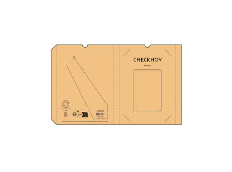 Checkhov A5 Notizbuch recy. Papier 80gsm 196 Seiten