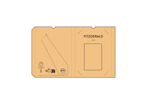 Fitzgerald Notizbuch A5 recy. Papier 80gsm 196 Seiten