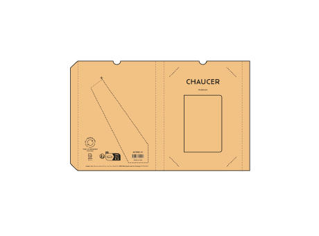 Chaucer Notizbuch A5 recy. Papier 80gsm 196 Seiten