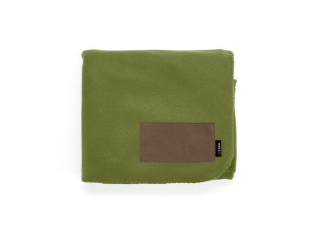 Pollock Decke aus rPET (180 g/m²). Mit personalisierbarem Aufnäher