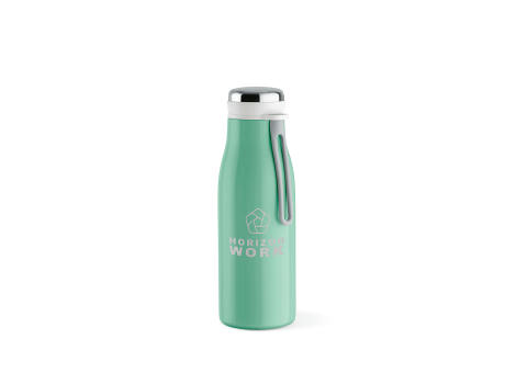 Arkansas 350 Trinkflasche recy.Edelstahl, 400 ml. Doppelwandig, Auslaufsicher