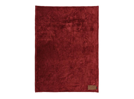 Van-Eyck Decke aus rPET (240 g/m²). Mit personalisierbarem Aufnäher