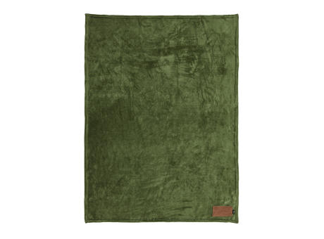 Van-Eyck Decke aus rPET (240 g/m²). Mit personalisierbarem Aufnäher