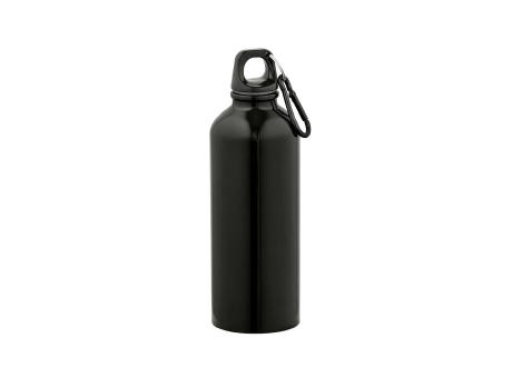 Drava Trinkflasche 530ml, recy. Edelstahl, einwandig. Mit Karabinerhaken