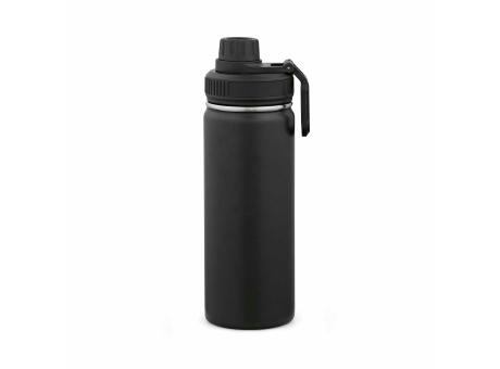 Salween Trinkflasche 560ml aus recy. Edelstahl.Doppelwandig, Doppelverschluss,Tragegriff