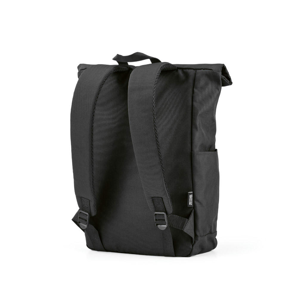 Rome Rucksack 12L aus rPET. Mit Rolltop-Design und Klettverschluss.
