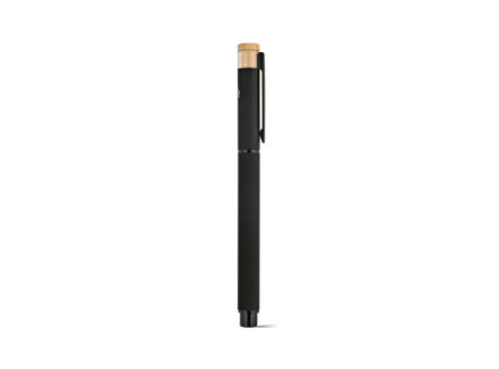 Thoreau Rollerball aus recy. Aluminium, blau, Dokumental®-Gel-Tinte 0,6km
