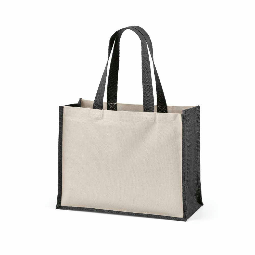 Maglic Einkaufstasche aus recy. Baumwolle und Jute, 300g/m²