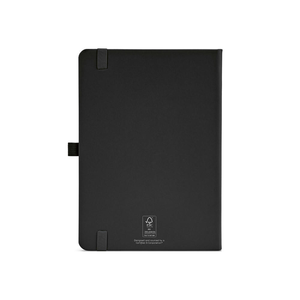 Dumas A5 Notizbuch aus recy.PU.Hardcover.70g/m². 160 Seiten, FSC®-zertifiziert