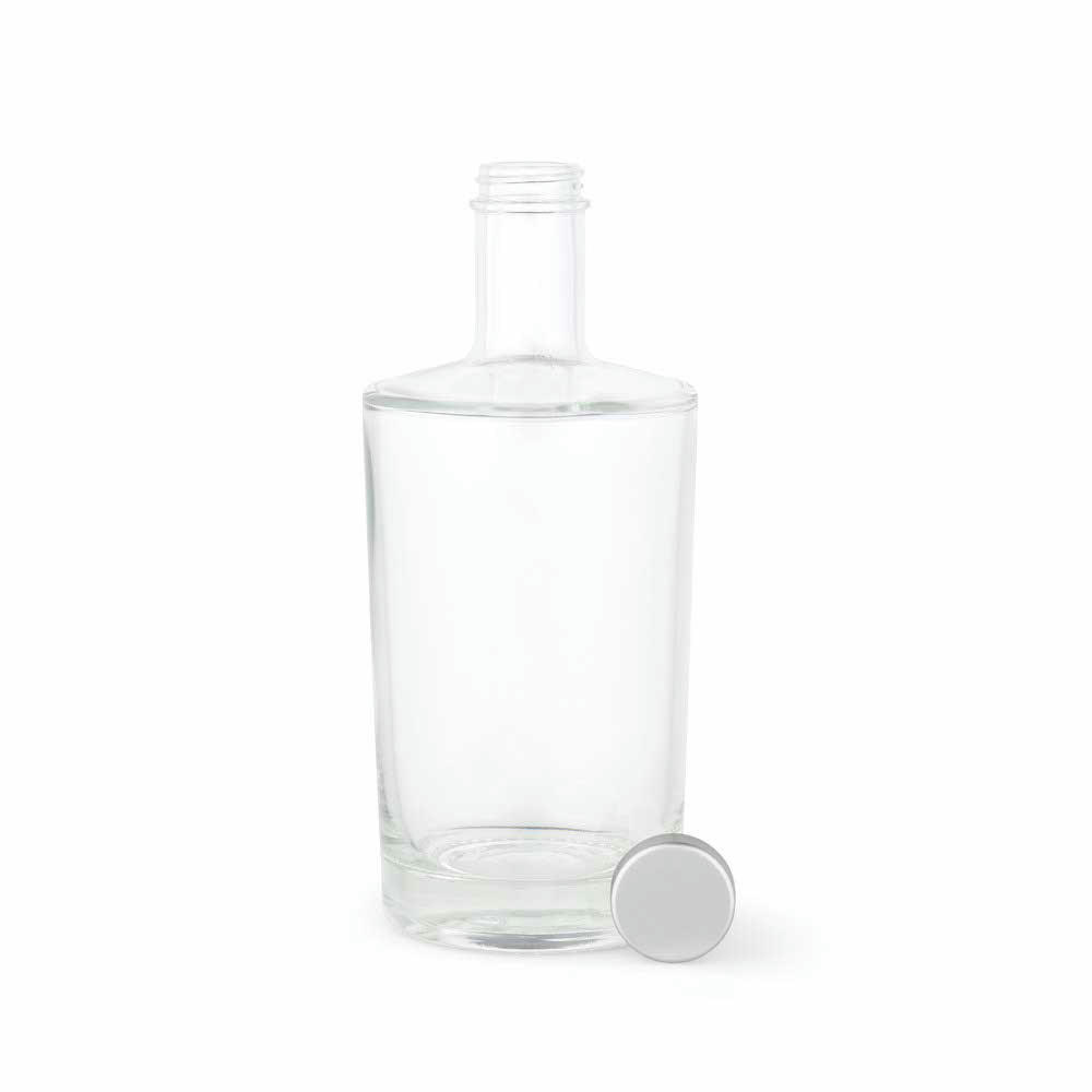 Adige 750 Glasflasche 780ml. Mit silbernem Deckel