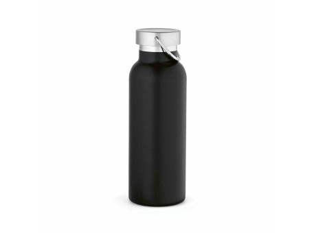 Sado Trinkflasche 560ml aus recy. Edelstahl. Doppelwandig, auslaufsicher. 