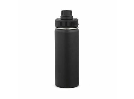 Salween Trinkflasche 560ml aus recy. Edelstahl.Doppelwandig, Doppelverschluss,Tragegriff