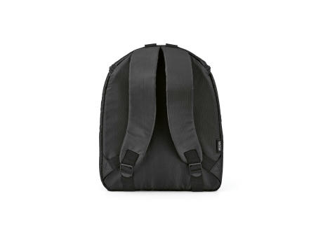 Brüssel Kühltaschen-Rucksack 12L aus r PET. Mit Doppelreißverschluss