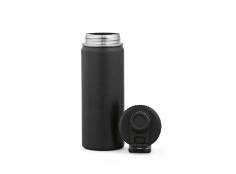 Salween Trinkflasche 560ml aus recy. Edelstahl.Doppelwandig, Doppelverschluss,Tragegriff