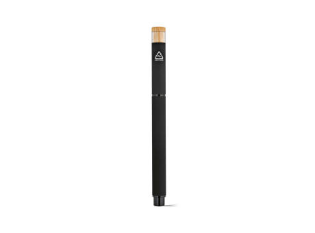 Thoreau Rollerball aus recy. Aluminium, blau, Dokumental®-Gel-Tinte 0,6km