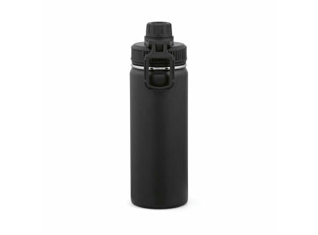 Salween Trinkflasche 560ml aus recy. Edelstahl.Doppelwandig, Doppelverschluss,Tragegriff