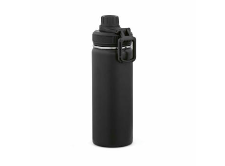 Salween Trinkflasche 560ml aus recy. Edelstahl.Doppelwandig, Doppelverschluss,Tragegriff